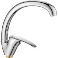 Смеситель для кухни RUSH Corsica с высоким поворотным изливом, хром CO4240-22