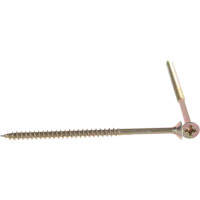 Универсальный саморез Стройметиз 6,0х110 желтый цинк уп. 50 шт. коробка 2141095