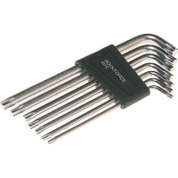Набор TORX Г-образных удлиненных ключей ROCKFORCE T10-T40 7пр. RF-5071L RF-5071L(5718)