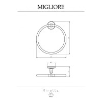 Кольцо Migliore MIRELLA бронза 17172
