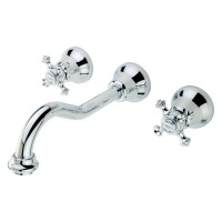 Смеситель для раковины Migliore PRESTIGE скрытого монтажа настенный, донный клапан "click-clack", хром 31620