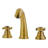 Смеситель для раковины Migliore PRESTIGE на 3 отв., донный клапан "click-clack", бронза 31612