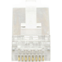Компьютерный коннектор OXION RJ-45 (8P8C) FTP Cat. 6, 4 шт., блистер, арт. OX-RJ-45CAT6SHLDx4