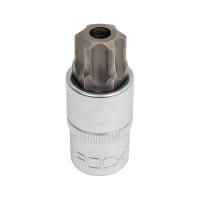 Головка-бита TORX с отверстием (T80; 1/2"; L-55 мм) ROCKFORCE RF-34705580