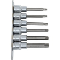 Набор головок-бит Torx 6-лучевых 6 шт на планке ROCKFORCE RF-40913L RF-40913L(46636)