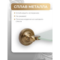 Стеклянная полка Fora Real FOR-RE034