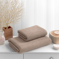 Махровое полотенце Verossa 33/50 Unico Кофе, 450 г/м2 787506