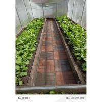 Тротуарная ППК плитка Neoкомпозит Стандарт "8 кирпичей", 330x330x20 мм, коричневый, комплект 9 шт. ПТС-20 8К К9