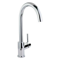 Смеситель для кухни Migliore CUCINA FORTIS высокий излив, ручка сбоку, хром 31559