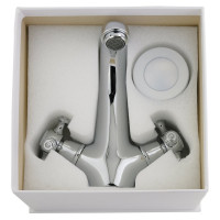 Смеситель для раковины Migliore PRESTIGE донный клапан "click-clack", хром 31599