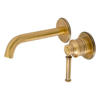 Смеситель для раковины Migliore ERMITAGE MINI скрытого монтажа, на 2 отв., ручка латунь, донный клапан "click-clac" бронза 31426