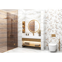 Плитка настенная Волкано светлый / Volcano Light NewTrend 300х600х9 10 шт в уп 57,6 м в пал WT36VOC15