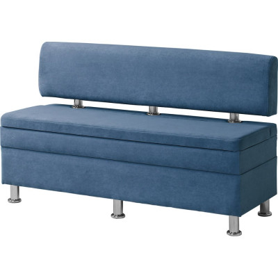 НОРТА Диван кухонный norta hippo 1300x490x770 синий 4657792958468