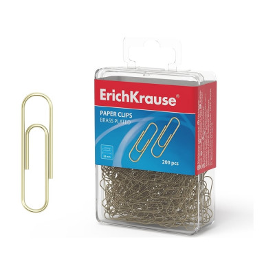 Скрепки ErichKrause 19739