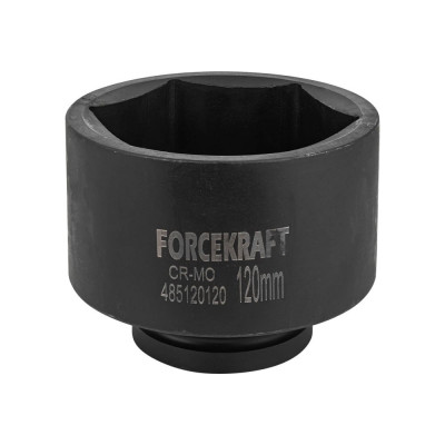 Ударная глубокая 6-гранная головка Forcekraft FK-485120120(57129)