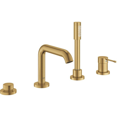 Grohe New смеситель для ванны с душевым гарнитуром и изливом холодный рассвет матовый 19578gn1 00000053300