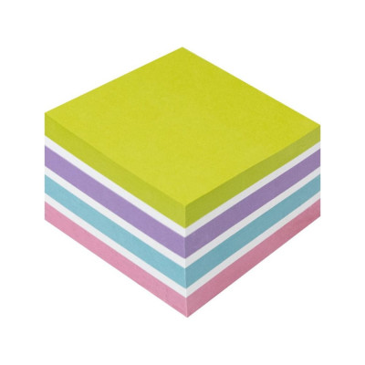 Kores Стикеры cubo пастельный бум.для зам. 75x75 450л в карт кор 4цв 47463 1536756