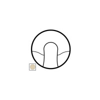 Лицевая панель Legrand Программа Celiane кабельный вывод Кат. № 0 671 81 слоновая кость 066225