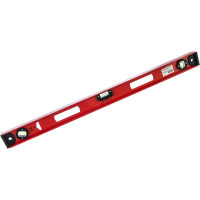 Усиленный алюминиевый уровень 800 мм, 3 глазка MATRIX Рельс 34008