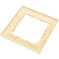 Рамка Legrand 1 пост Valena слоновая кость/золотой штрих 695646