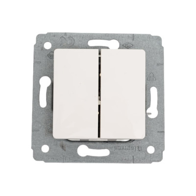 Двухклавишный выключатель 10 AX БЕЛ CAR Legrand 773658