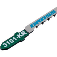 Набор полотен для электролобзика по дереву (6 шт.)  Profi, пластиковый кейс GROSS 78290