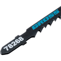 Набор полотен для электролобзика по дереву (6 шт.)  Profi, пластиковый кейс GROSS 78290