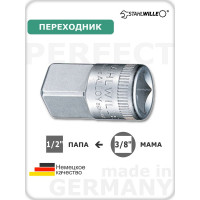 Переходник с 3/8"F на 1/2"M Stahlwille 12030003 В0000000061223