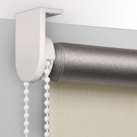 Рулонная штора PRAKTO Blackout Silver 120х160 см, светло-бежевый 7794618