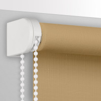 Рулонная штора PRAKTO Shantung 110х160 см, бежевый 7792973