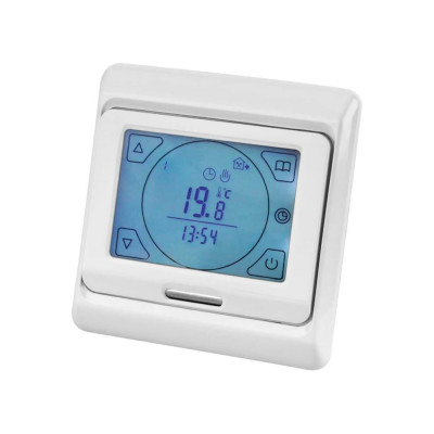 Терморегулятор TDM Термостат для теплого пола электронный сенсорный ТТПЭ-2 16А 250В с датчиком 3м Electric SQ2503-0002