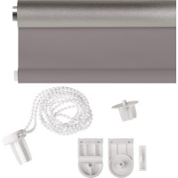 Рулонная штора PRAKTO Blackout Silver 200х175см серый 7792188