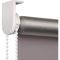 Рулонная штора PRAKTO Blackout Silver 200х175см серый 7792188