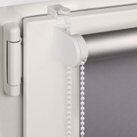 Рулонная штора PRAKTO Blackout Silver 40х160см серый 7792058