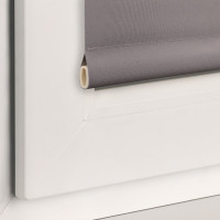Рулонная штора PRAKTO Blackout Silver 40х160см серый 7792058
