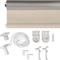 Рулонная штора PRAKTO Blackout Silver 40х160см светло-бежевый 7794533