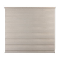 Рулонная штора PRAKTO Day&Night 140х175см натуральный лен 59971643