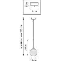 Подвесной светильник Lightstar BARI 815210