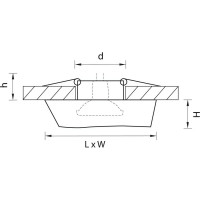 Встраиваемый светильник Lightstar 006430