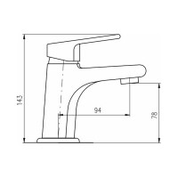 Смеситель для раковины RavSlezak Colorado CO126.5