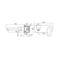 Смеситель для раковины RavSlezak Colorado CO135CMATC