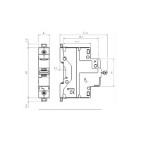 Автоматический выключатель Legrand DX3 6000 - 10 кА - тип C - 1П - 32 А - 1 модуль 407673