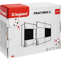Пластиковый щиток Legrand Practibox S  Встраиваемый 1X8 Белая дверь 134548