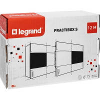 Пластиковый щиток Legrand Practibox S  Встраиваемый 1X12 Белая дверь 135541