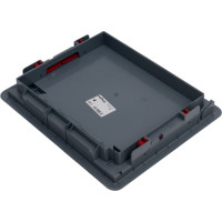 Крышка для напольной коробки Legrand пластик стандартное исполнение 12/18 модулей 088001