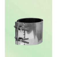 Ремонтный хомут ВЗПА свертная муфта из нержавеющей стали, Ду 200, ОД 232-244, L=200 РА-00262