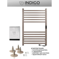 Полотенцесушитель INDIGO Attic electro 80/50 таймер, скрытый монтаж, универсальное подключение R/L LСLATCE80-50ABERt