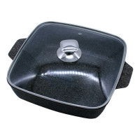 Квадратная жаровня Мечта АП Premium mokko 26х26 см 38902