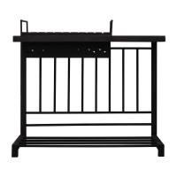 Стационарный мангал со столиком и дровницей BOYSCOUT ЛОФТ 930x510x1000 мм 61581