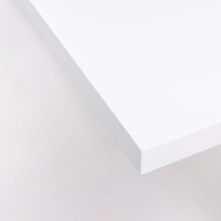 Стол с регулируемой высотой StolStoya МОТОР UP подстолье белое и столешница МДФ эмаль Серая 120x65 SE211/120WS